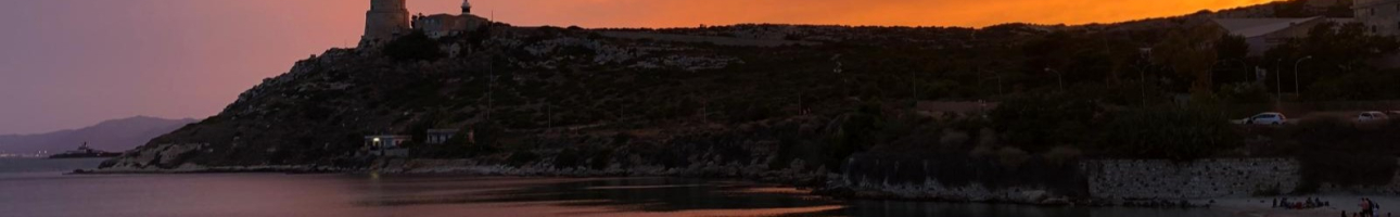 Calamosca Bay at sunset: a magical occassion not to be missed
